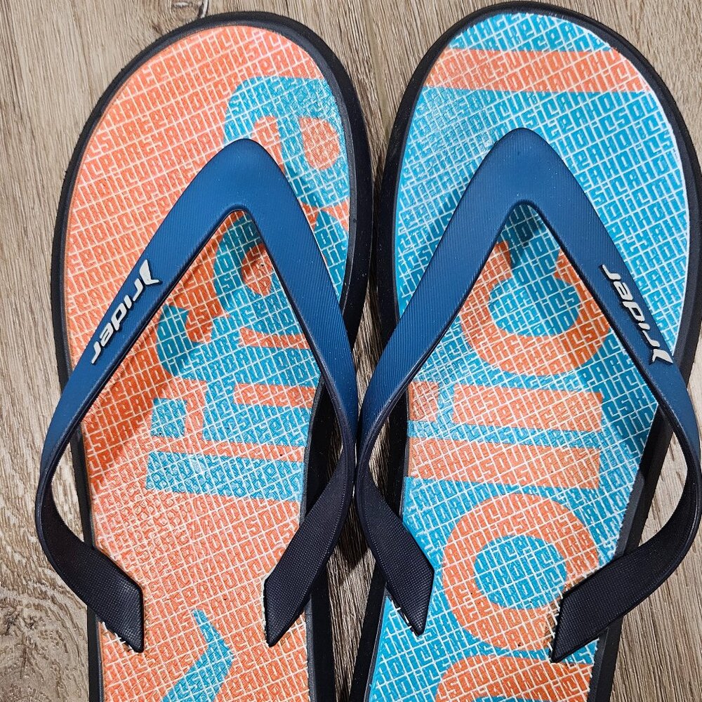 Mans Rider Flip-Flops